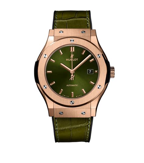 hublot classic fusion gold automatic silicon for sale|hublot classic fusion gold crystal.